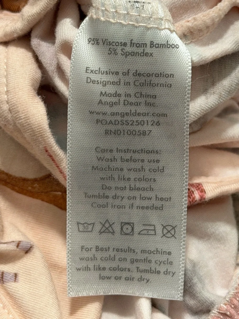Angel Dear Pink Cowboy Bodysuit Dress Western Horses - 12 Mo